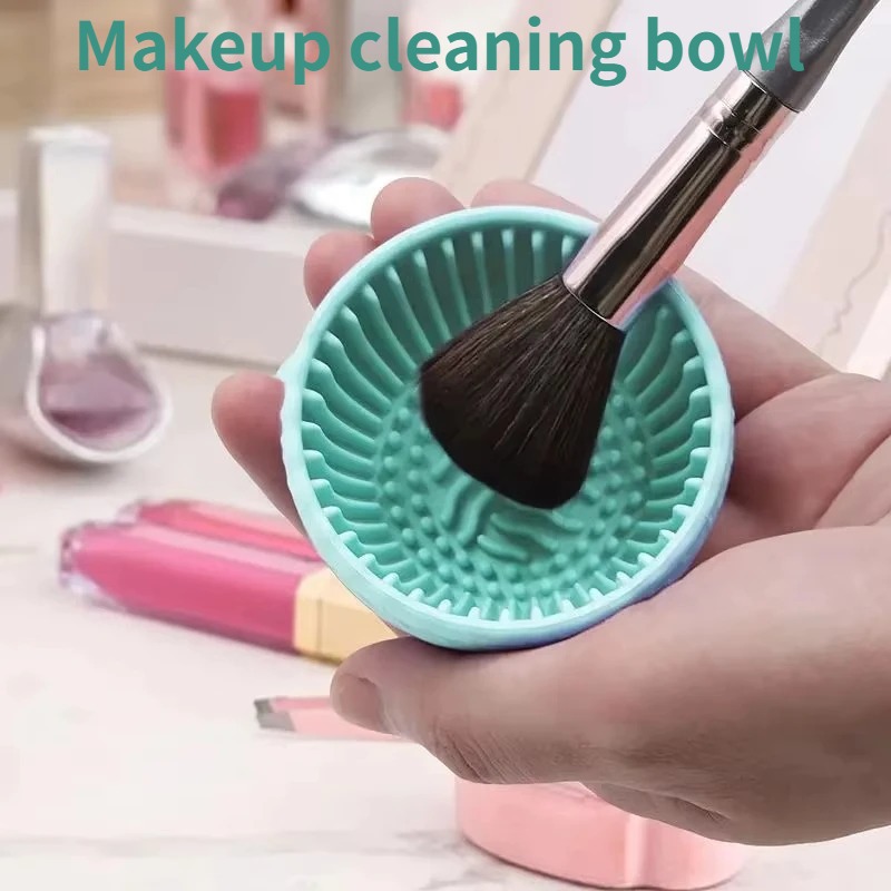 Beauty Makeup Eyeshadow - Tazón Limpiador de Brochas de Maquillaje