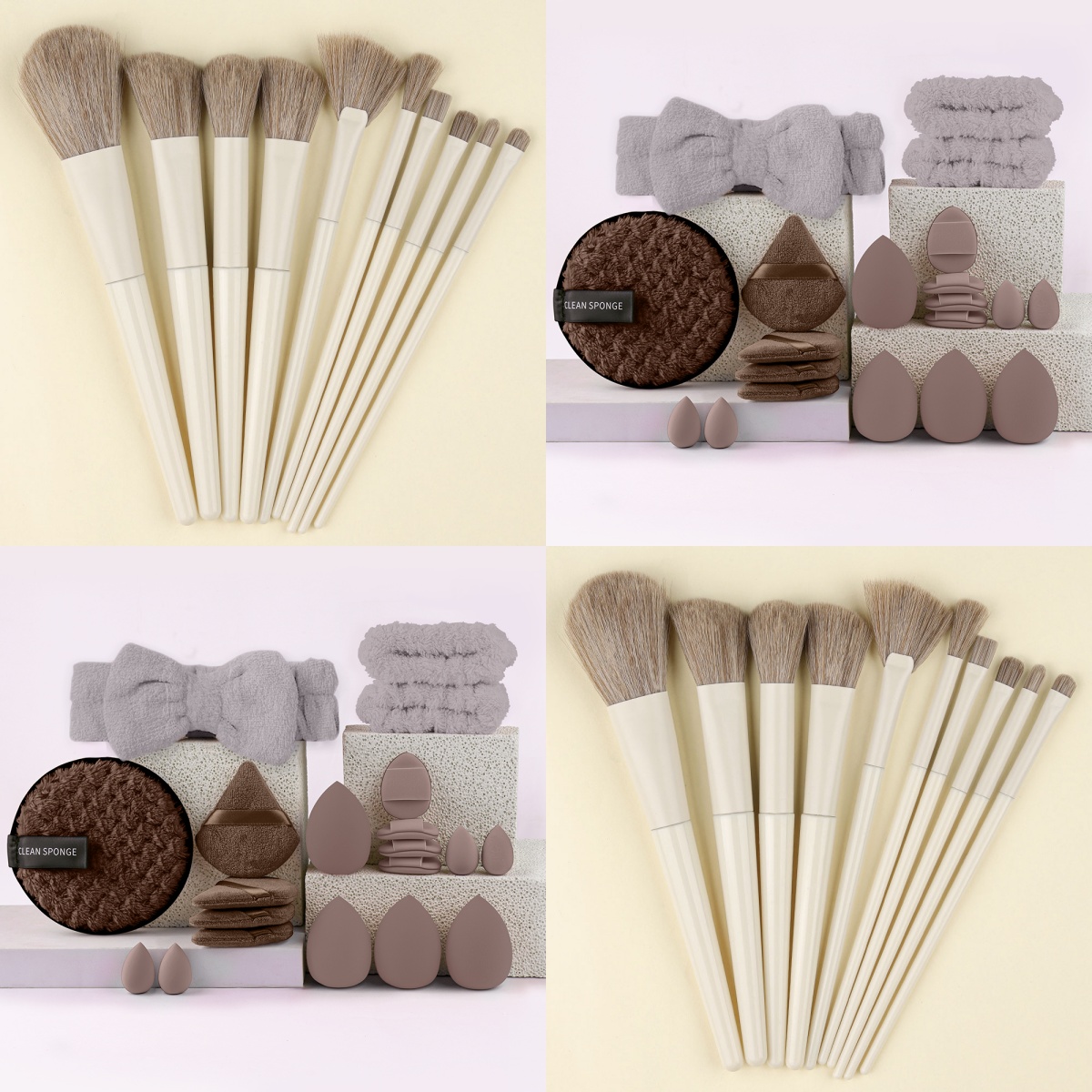 Beauty Makeup Gift Sets - Juego de brochas de maquillaje profesionales,