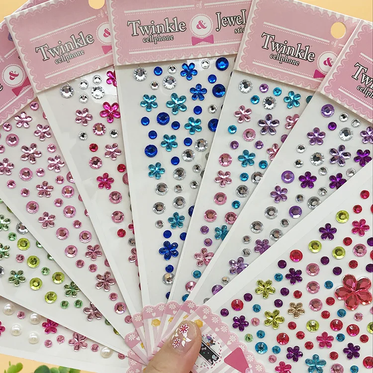 Beauty Gems Makeup - Pegatina de juguete para niños, joyería