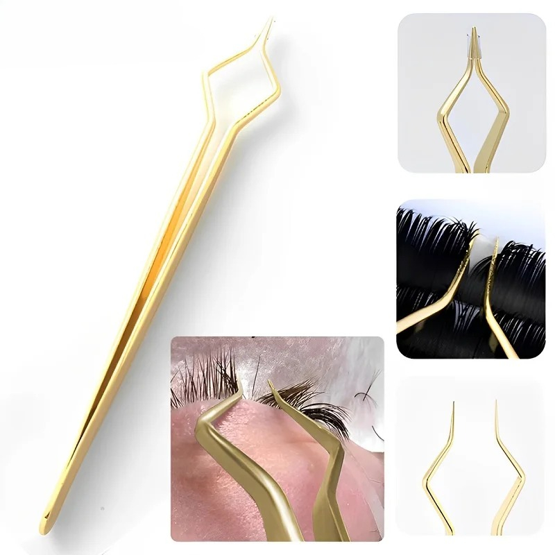 Beauty Makeup Tips - Pinzas Nuevas para Extensión de Pestañas,
