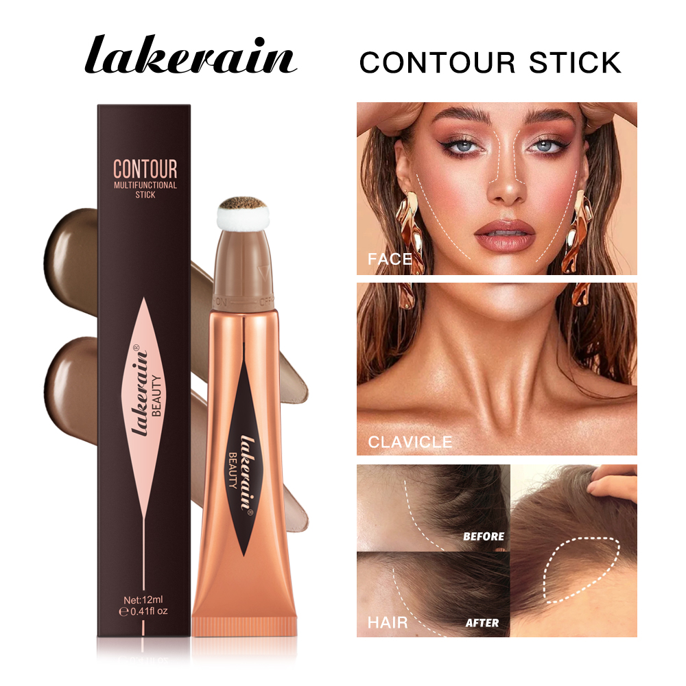 Pressed Powder Foundation - Resaltador de contorno líquido, resaltador de