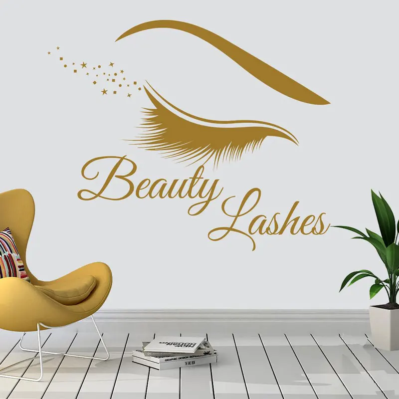 Pestañas modernas, pegatina de - Beauty Makeup Wallpaper reseña y precio