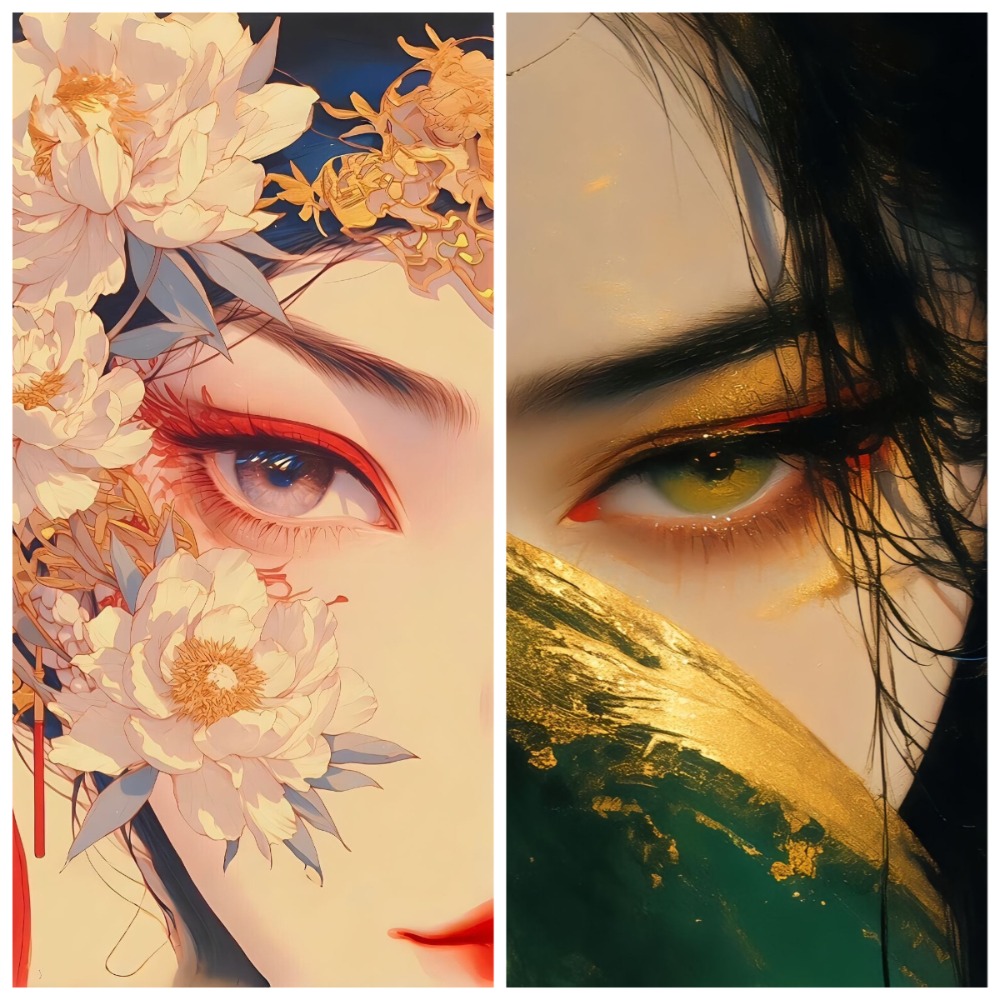 Rompecabezas de 500/1000/1200/ - Beauty Makeup Wallpaper reseña y precio
