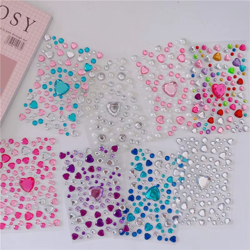 Pegatinas brillantes 3D para l - Beauty Gems Makeup reseña y precio