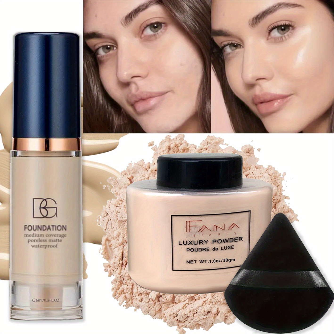 3 unids/set de base de cobertu - Concealer Full Coverage reseña y precio