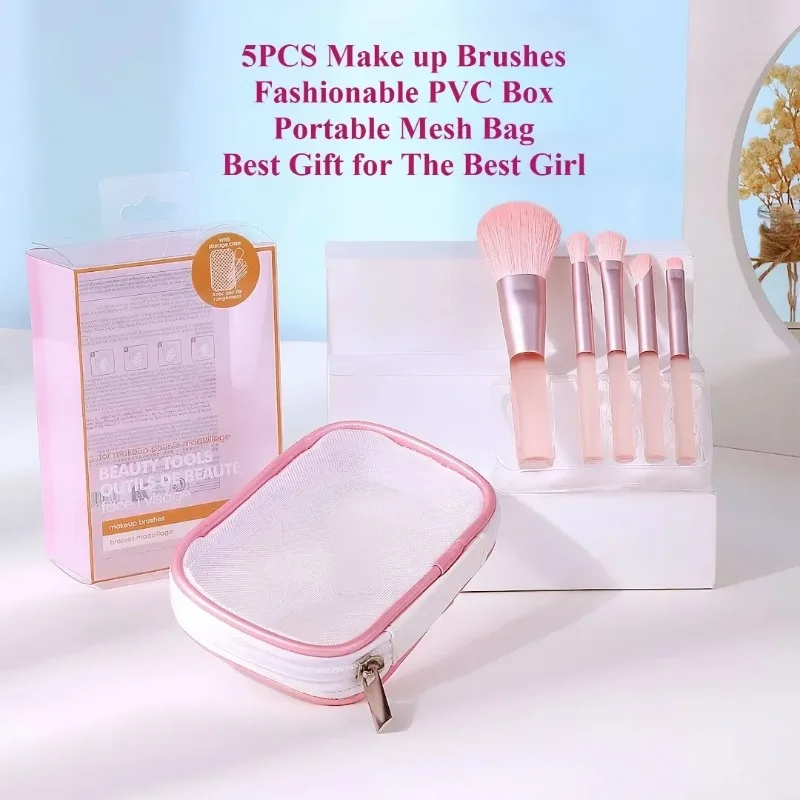 Juego de 5 brochas de maquilla - Beauty Makeup Gift Sets reseña y precio