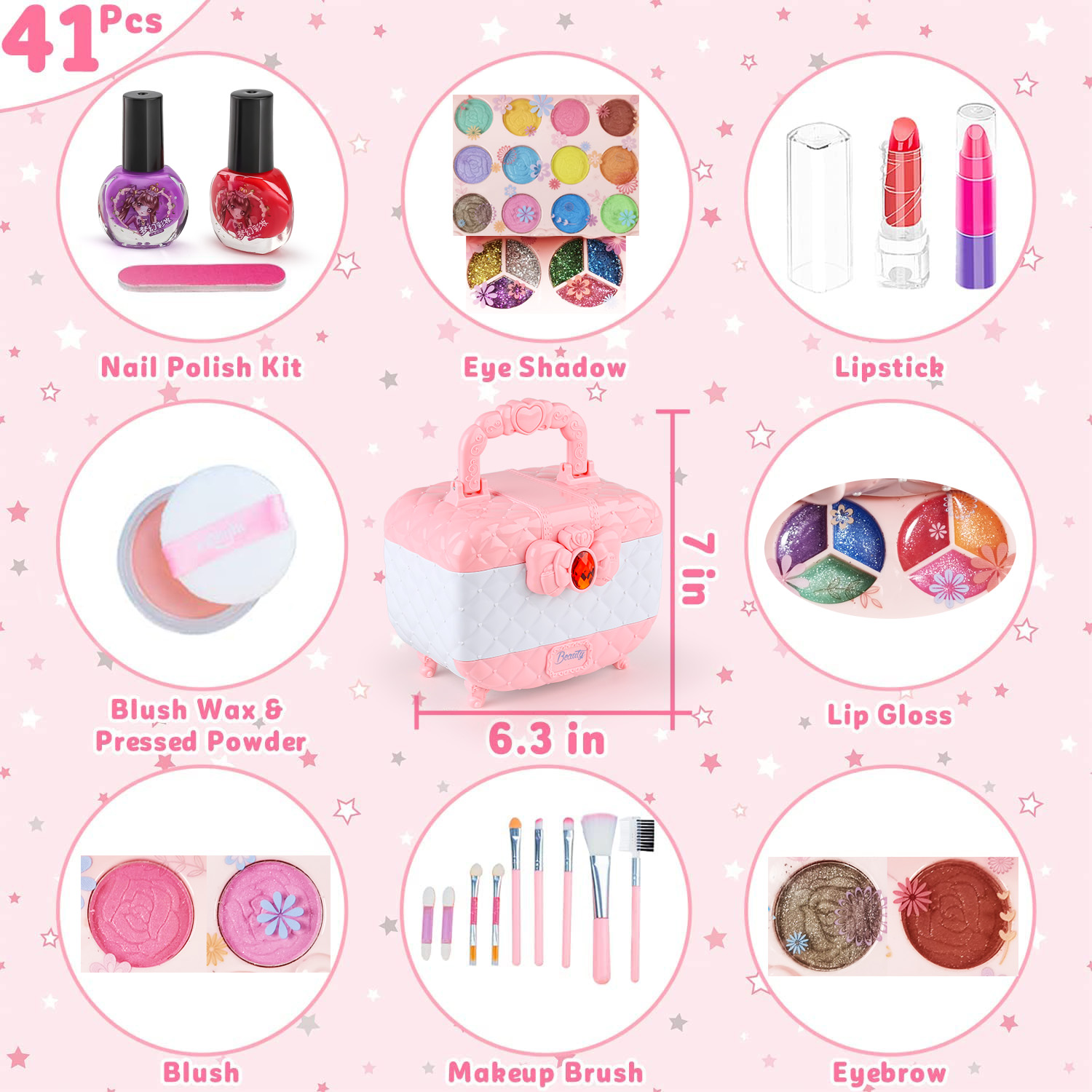 Kit de maquillaje lavable para - Beauty Makeup Usa reseña y precio