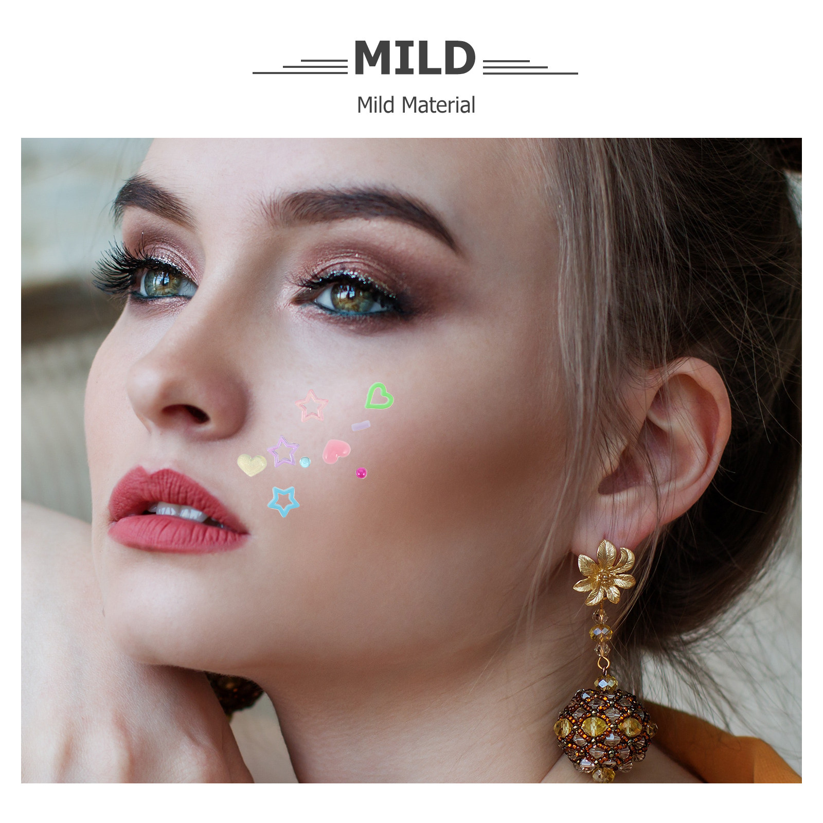 10 Hojas de Adhesivos de Diama - Beauty Gems Makeup reseña y precio